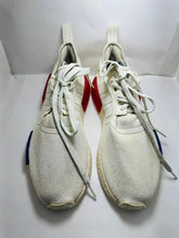 Adidas NMD_R1 White Tint Glory Red Semi Lucid Blue Shoes (250)