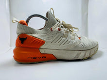 Under Armour Project Rock 3 Summit White Rogue Orange Sneakers (254)