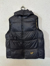 Black Good Hooded Sleeveless Puffer (423)