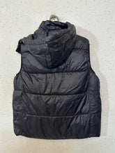 Black Good Hooded Sleeveless Puffer (423)