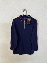Boohoo Man Full Sleeves Quarter Zipper Polo (185)