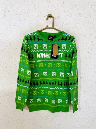 Minecraft Sweater (2277)– Thrift Apparel
