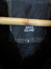 River Island Inner Fleece Long Poly Jacket (1977)