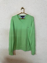 Tommy Hilfiger V Neck Cotton Sweater (1125)